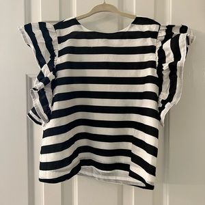 Janie and Jack ruffle sleeve shirt